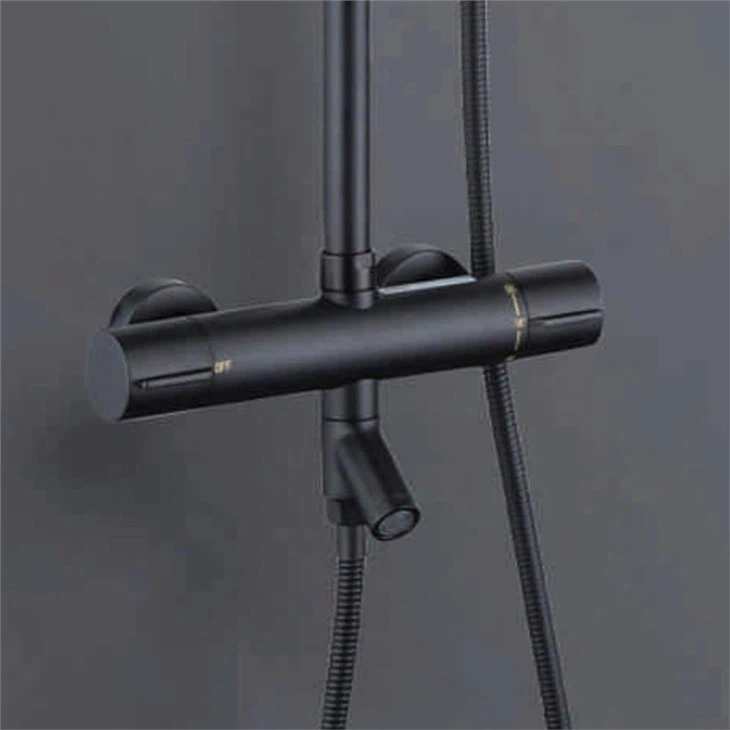 Matte Black Tub Shower Faucet